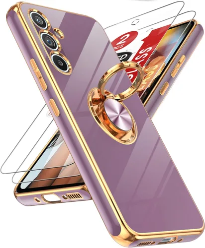 Vista 155 de LeYi Funda para iPhone XR: con Protector de Pantalla de Vidrio Templado [Paquete de 2] Soporte de Anillo Giratorio de 360°, Soporte Magnético