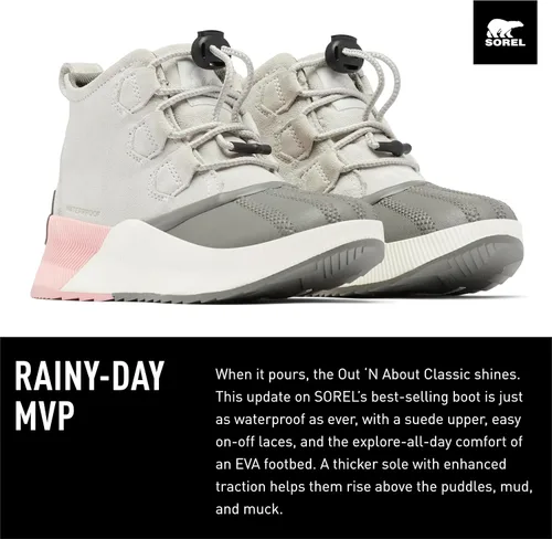 Vista 2 de Sorel Botas impermeables clásicas unisex para jóvenes Out N About