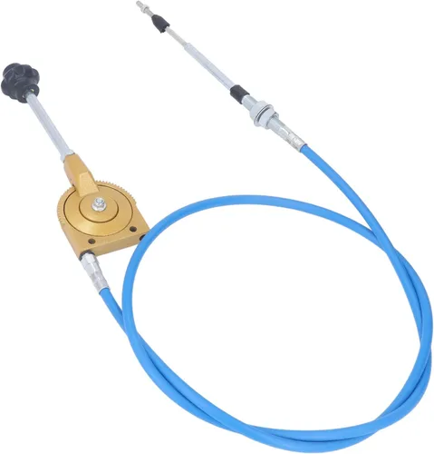 Vista 6 de Cable de acelerador universal para excavadora de 6.6 ft/6.6 pies, acero inoxidable, línea de control de acelerador, reemplazo de cable de acelerador