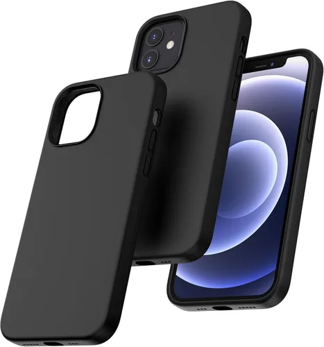 Vista 45 de TOCOL - Funda 5 en 1 para iPhone 11, con 2 protectores de pantalla + 2 protectores de lente de cámara, funda delgada de silicona líquida a prueba