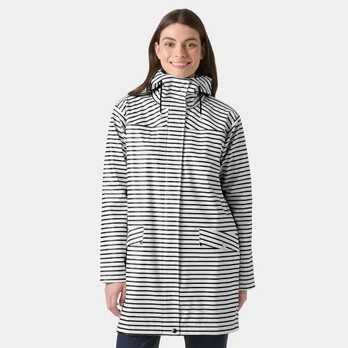Vista 2 de Helly Hansen Chaqueta impermeable blanco (White Navy Stripe)