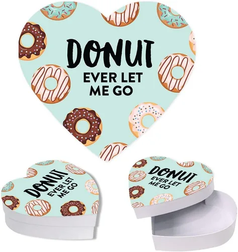 Vista 39 de Andaz Press Caja en forma de corazón para el día de San Valentín con tapa, cupcakes reutilizable en forma de corazón, caja de San Valentín para mini