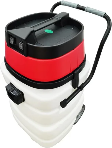 Vista 4 de Aspirador industrial húmedo/seco de 24 galones de succión de agua comercial succión de vacío 2 motores 110V