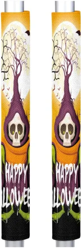 Vista 25 de Pardick Juego de 2 fundas para mango de puerta de refrigerador de otoño Hojas de otoño Lavables Fundas para nevera, lavavajillas, microondas, horno