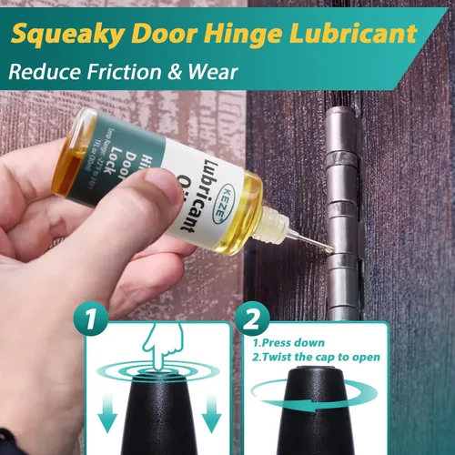 Vista 2 de Keze Lubricante para Bisagra de Puerta Solución para Bisagras Chirriantes Aceite Lubricante para Ruido Aceite de Cuchillo Sintético Lubricante