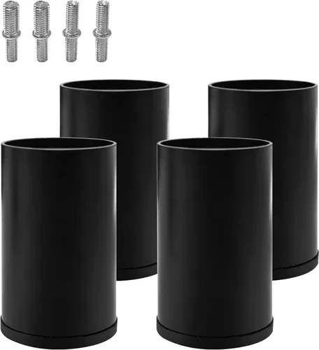 Vista 17 de Patas de metal de 2 pulgadas de repuesto para base de cama ajustable eléctrica, tornillo no ajustable en patas cortas