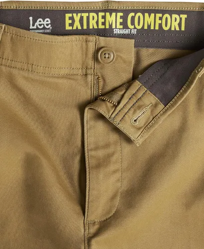 Vista 6 de Lee Extreme Motion Pantalón regular recto sin pliegues al frente para hombre