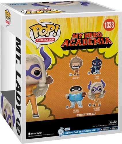 Vista 3 de Funko ¡Pop! Super: My Hero Academia - Hero League Béisbol, Monte Lady