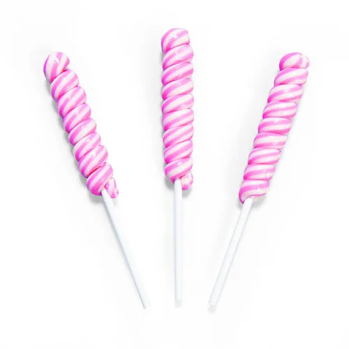 Vista 9 de Mini piruletas Twisty, ventosas, dulces de carnaval, bufé de dulces, 48 piezas, envueltas individualmente (azul)