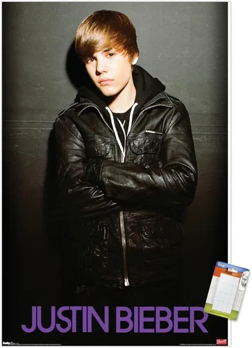 Vista 19 de Trends International Justin Bieber - Póster de pared de amor, 14.725 x 22.375 pulgadas, versión enmarcada de madera de granero