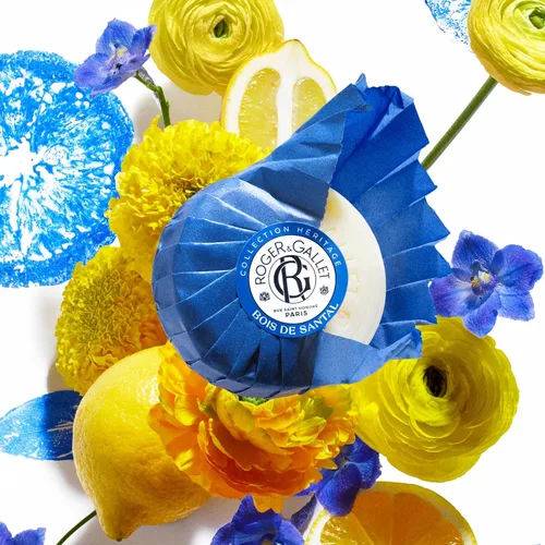 Vista 2 de ROGER & GALLET Gel de baño y jabón corporal para mujer Bois De Santal - Sándalo 3.5 oz