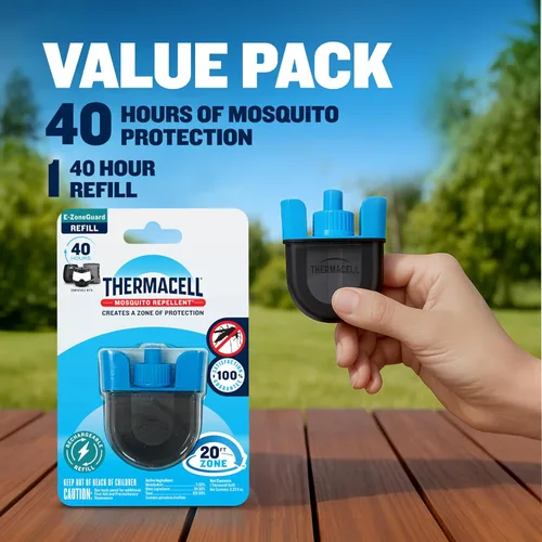 Vista 8 de Thermacell Recambios recargables para repelente contra mosquitos; Fórmula repelente avanzada que proporciona una zona de protección de 20 pies