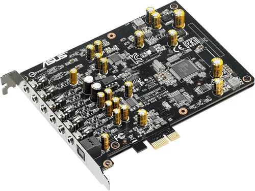 Vista 3 de Asus Xonar AE Sound Board 7.1 PCIe Tarjeta de sonido para juegos con calidad de audio de alta resolución de 192 kHz/24 bits, amplificador