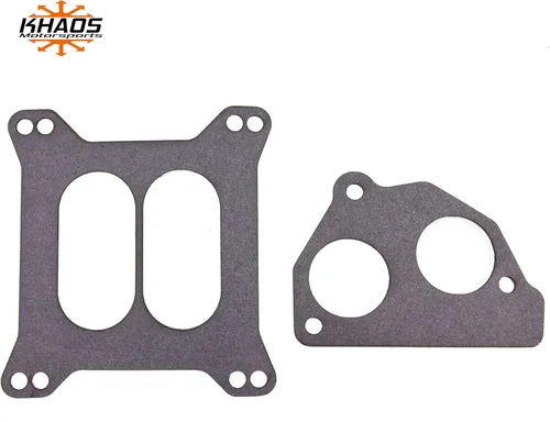 Vista 3 de Carburador Onto TBI Adaptador de colector de admisión Se adapta a Holley Edelbrock Chevy GM 3 Bolt (2 pulgadas de doble plano)