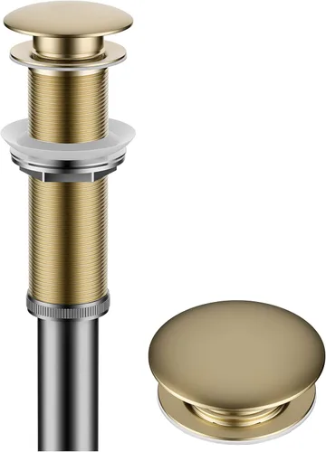 Vista 16 de Kraus Drenaje extraíble en oro cepillado, PU-10BG