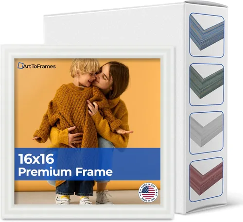 Vista 107 de Marco profundo de madera vincapervinca para fotografía 1.5 pulgadas de ancho.