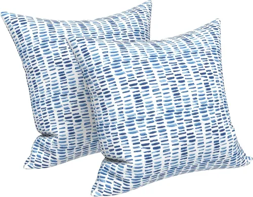 Vista 12 de LVTXIII - Juego de fundas para cojines de sofá o sillón de exteriores, para lumbar, no se decoloran, 2 unidades de 12" x 20", con relleno, estampado