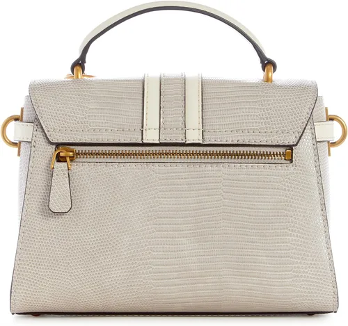 Vista 4 de GUESS Solapa con asa superior Ginevra, gris topo