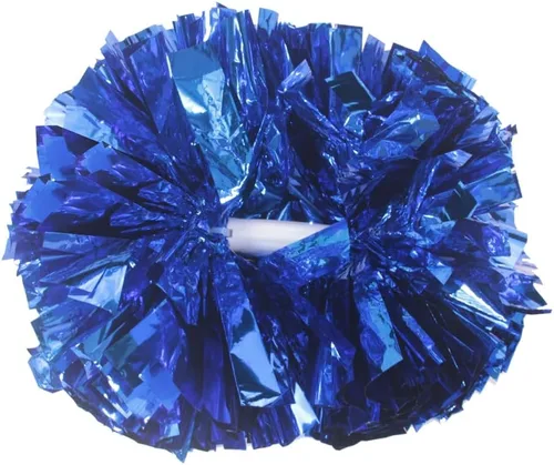 Vista 36 de Hooshing - Paquete de 2 pompones de animadora con mango tipo bastón, pompones para espíritu de equipo, deportes, bailes, animación, para niños