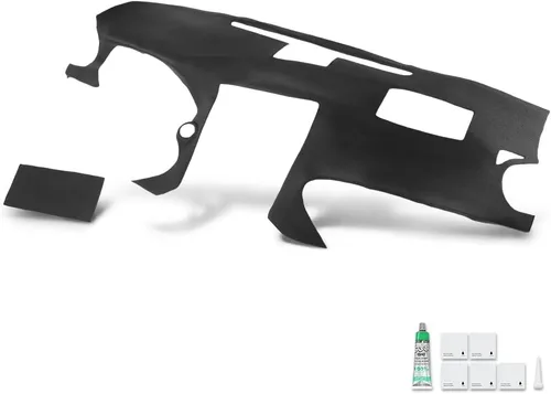 Vista 12 de GRAND ORANGE Bisel moldeado de TPE para tablero de instrumentos, compatible con Chevy Cavalier 1995-2005, cubierta de tablero, beige