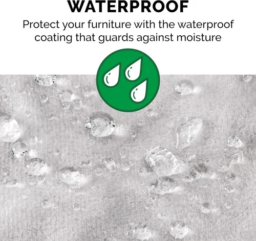 Vista 5 de Furhaven - Manta impermeable para perros y gatos, lavable, de felpa y terciopelo para calmar a tu perro, S, gris niebla