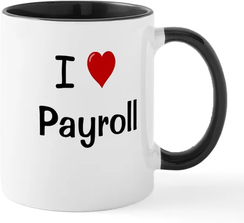 Vista 23 de CafePress Coffee Then Payroll Mugs - Taza de café de cerámica (11 oz)