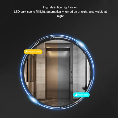 Vista 4 de Cámara de timbre de video con monitor, 1080P HD Gran Angular Smart Video Doorbell Soporte de conversación de 2 vías, cámara de timbre remoto