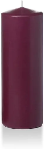 Vista 122 de yummi Velas redondas de pilar de lavanda de 3 x 6 pulgadas - 3 por paquete