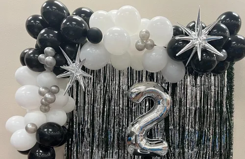 Vista 5 de Globos blancos, 100 unidades, globos de látex de 12 pulgadas