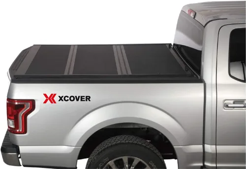 Vista 5 de Xcover - Funda para caja de camión, compatible con Ridgeline 2017-2025, cubierta rígida plegable de perfil bajo para caja de camioneta