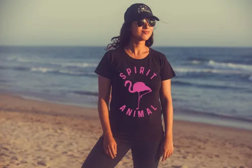 Vista 8 de Crazy Dog Womens Funny Animal T Shirts Cute and Sarcastic Nature Camping Tees for Women