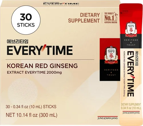 Vista 22 de JUNG KWAN JANG Everytime - Extracto de ginseng rojo coreano en barra de 1,000 mg y pomelo – Bebida energética vegana con raíz de ginseng suplementos