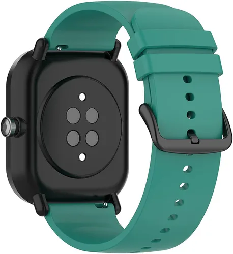 Vista 6 de ECSEM - Correas de repuesto compatibles con CanMixs Smart Watch, correa de silicona transpirable de 0.787 pulgadas, correas ajustables de liberación