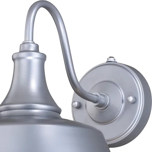 Vista 9 de VAXCEL Dorado - Lámpara de pared de acero para interiores y exteriores, 9 pulgadas de ancho x 9 pulgadas de alto, aplique de pared rústico