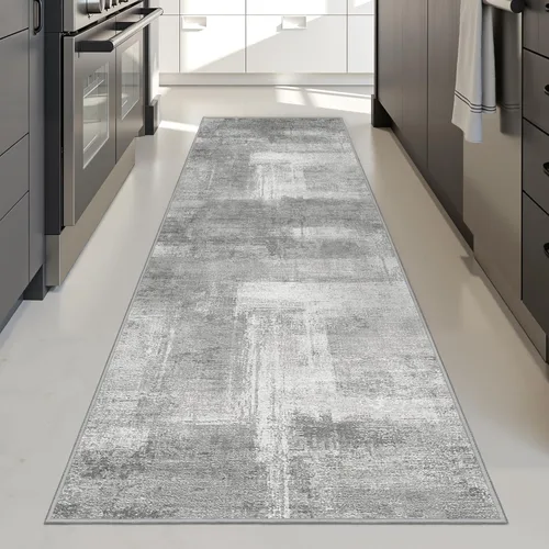 Vista 27 de zesthome Alfombras de 5 x 7 pulgadas - Alfombra lavable resistente a las manchas, alfombras modernas abstractas para sala de estar, dormitorio