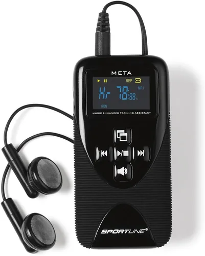 Monitor de frecuencia cardíaca unisex M.E.T.A 1075 + reproductor de MP3