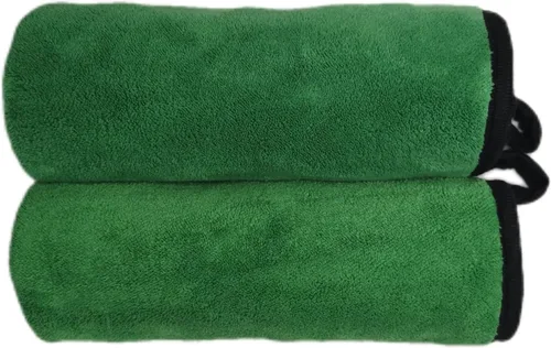 Vista 4 de SOFTBATFY Toalla de limpieza de microfibra para automóvil, ultra suave, grande, gruesa y de secado rápido, 800 GSM, encerado, limpieza automática