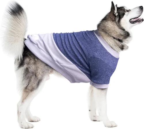 Vista 61 de Camisetas a rayas para perros medianos, ropa sin mangas, camiseta sin mangas, chaleco para Schnauzer, Shiba Inu, rojo, grande