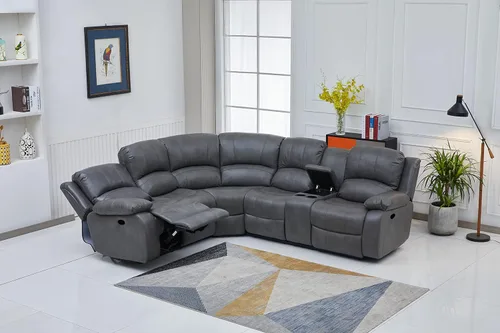 Vista 81 de Betsy Furniture 8018 - Juego de sillón reclinable de cuero reconstituido, para sala, sofá reclinable, sofá de dos piezas y sillón de cuero