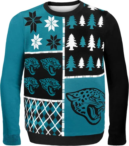 Vista 18 de FOCO NFL Unisex-Adult NFL Busy Block Ugly Sweater