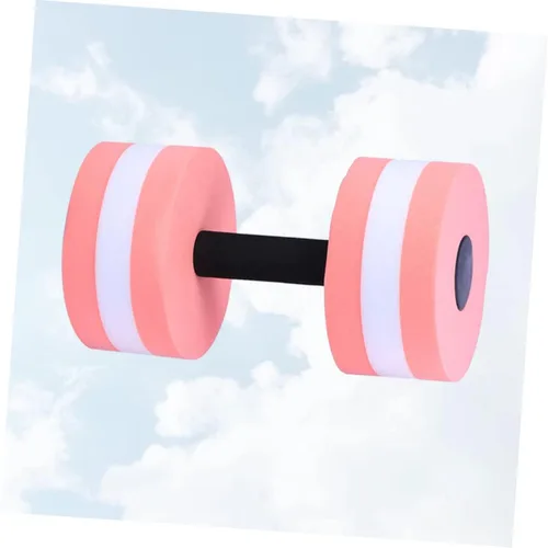 Vista 7 de Kisangel 2 piezas de suministros deportivos de yoga para mujer, mancuernas para piscina, mancuernas para ejercicio, barras de mano