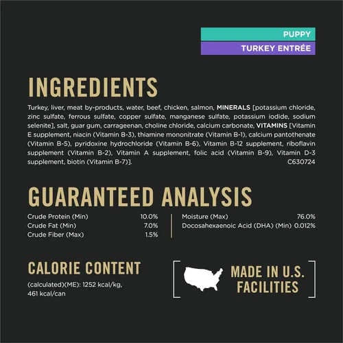 Vista 6 de Purina Pro Plan Development Alimento húmedo para cachorros, entrada de pollo sin granos y entrada de pavo sin granos, paquete variado