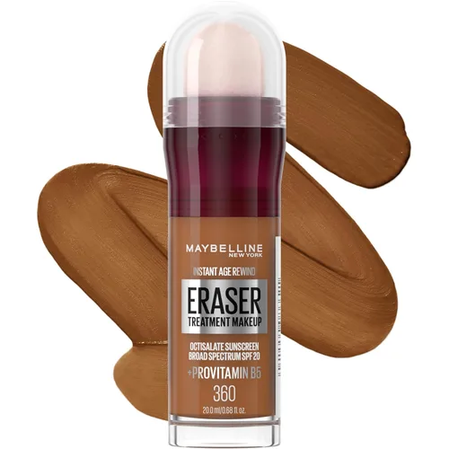 Vista 28 de Maybelline Instant Age Rewind Eraser Foundation con SPF 20 y provitamina B5 hidratante, 110, 1 unidad