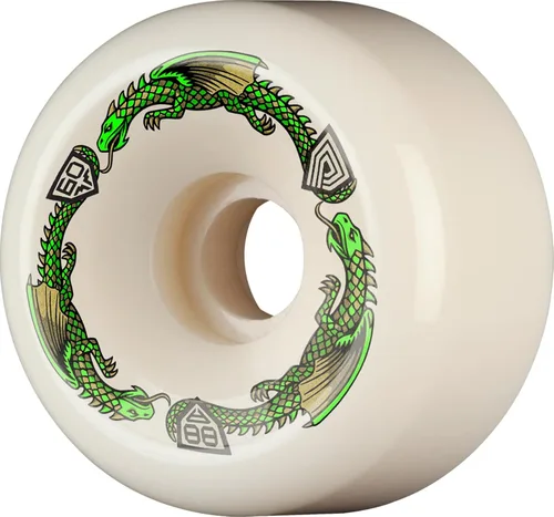Vista 20 de Ruedas de patineta Powell Peralta Dragon Formula 88A, A2, 54mm x 39mm