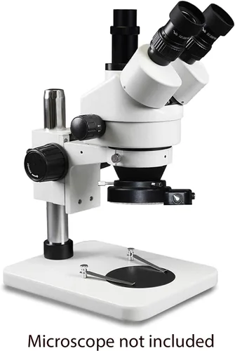 Vista 3 de Vision Scientific VMLIFR-09B - Anillo de luz LED ajustable negro de 144 LED para microscopio estéreo, diámetro interior de 2.5 pulgadas (2.461 in)