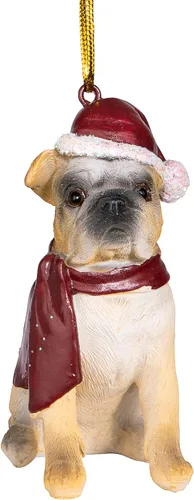 Vista 15 de Design Toscano - Figura de perro para decoración navideña.