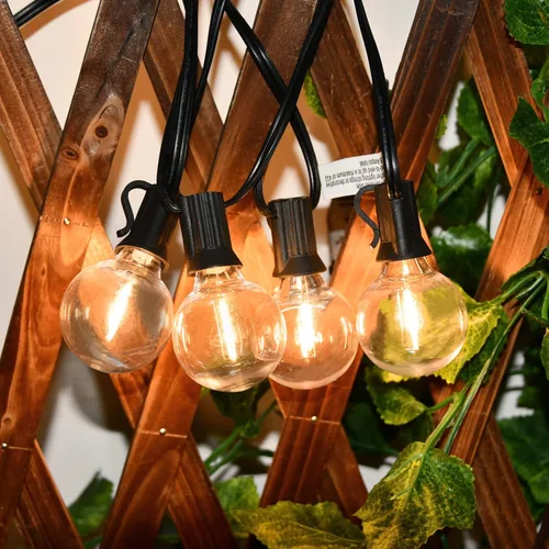 Vista 6 de Bombillas LED de repuesto G40, base de rosca E12, bombillas LED inastillables para candelabro para luces de cadena al aire libre 0.6W, bombillas