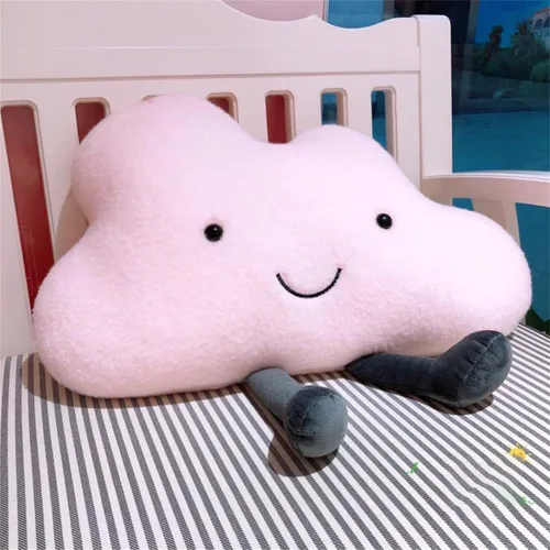 Vista 5 de Cloud Pillows - Almohada de felpa para el hogar, almohada decorativa de felpa para la cabeza del coche