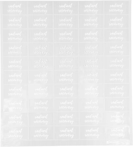 Vista 23 de Restaurantware Label Tek - Etiquetas autoadhesivas para botellas de jugo de 1.9 x 1 pulgada, 100 etiquetas autoadhesivas para botellas, resistentes