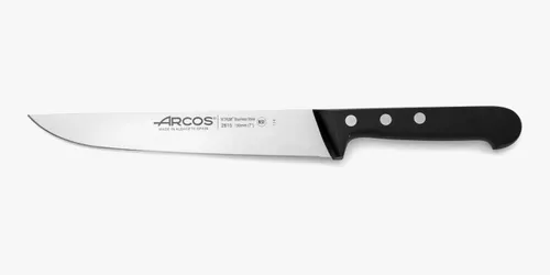 Vista 22 de Arcos Cuchillo para pan de acero inoxidable nitrum de 8 pulgadas y hoja de 7.874 in. Obtén una gran variedad de cortes para tu alimentación.